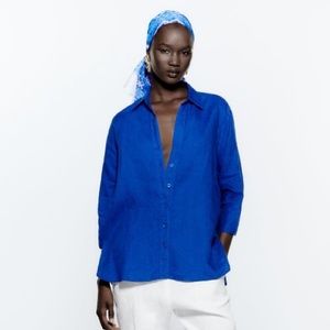 Zara linen shirt